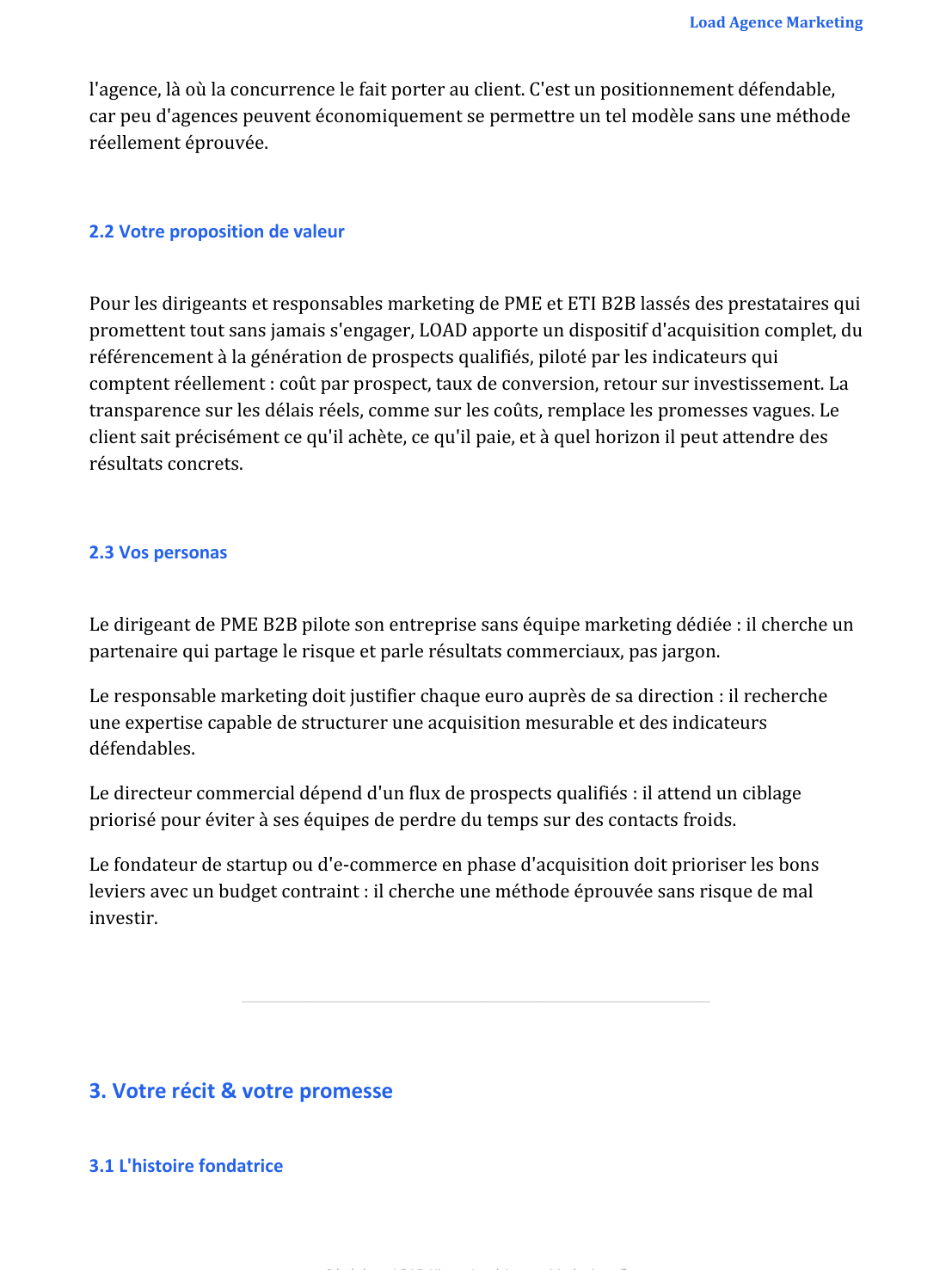 Proposition de valeur et personas